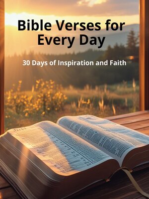 cover image of Bible Verses for Every Day 30 Days of Inspiration and Faith